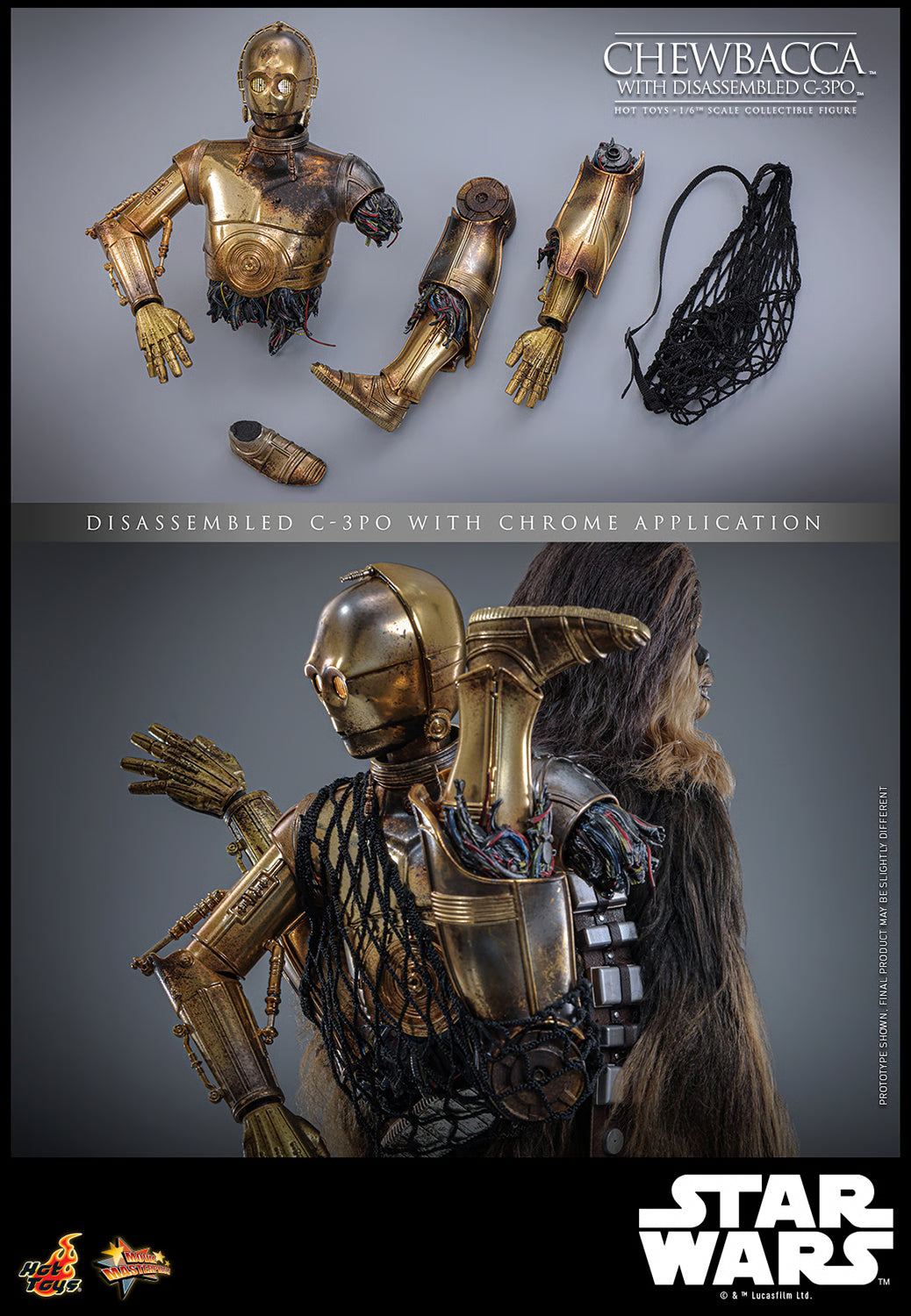 Chewbacca™ with Disassembled C-3PO™