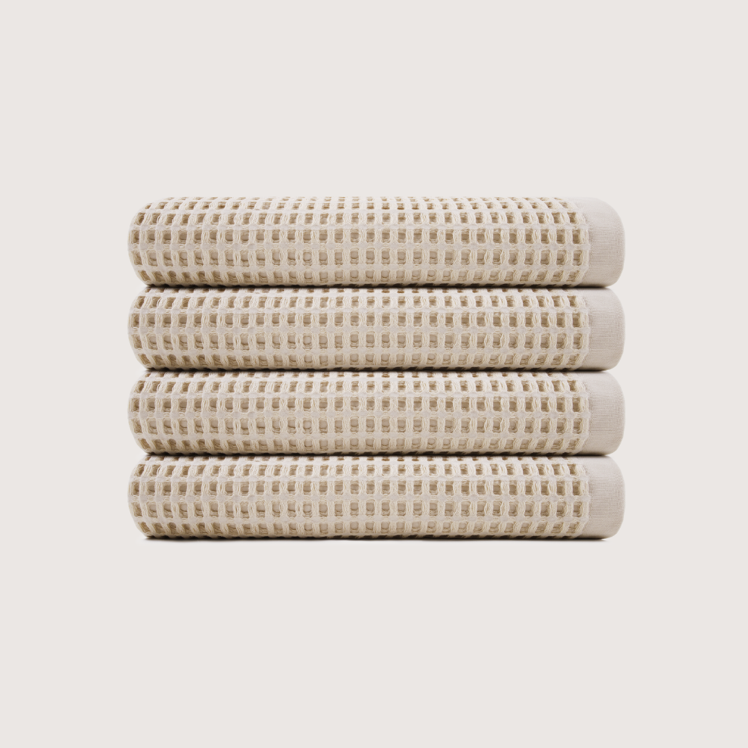Cotton Waffle Bath Towels