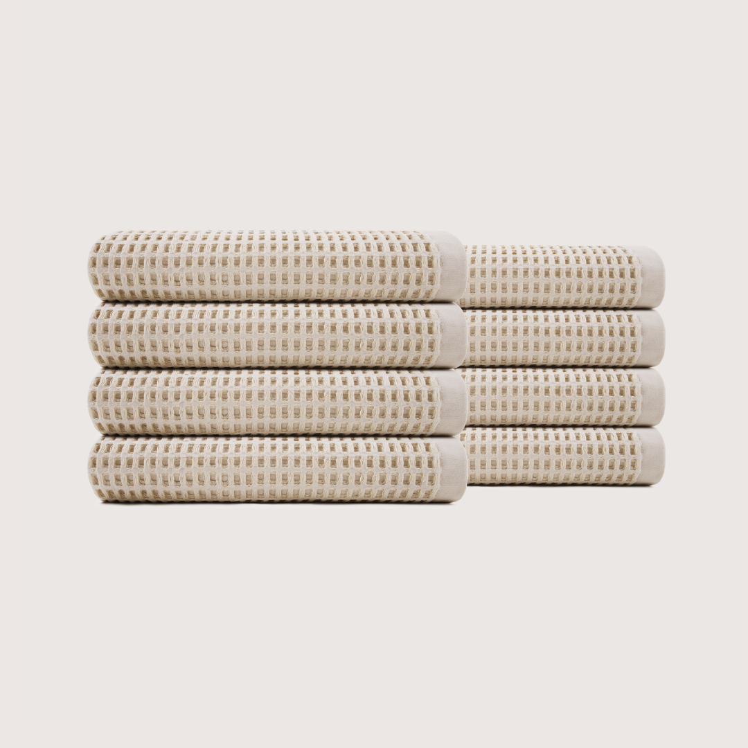 Cotton Waffle Bath Towels