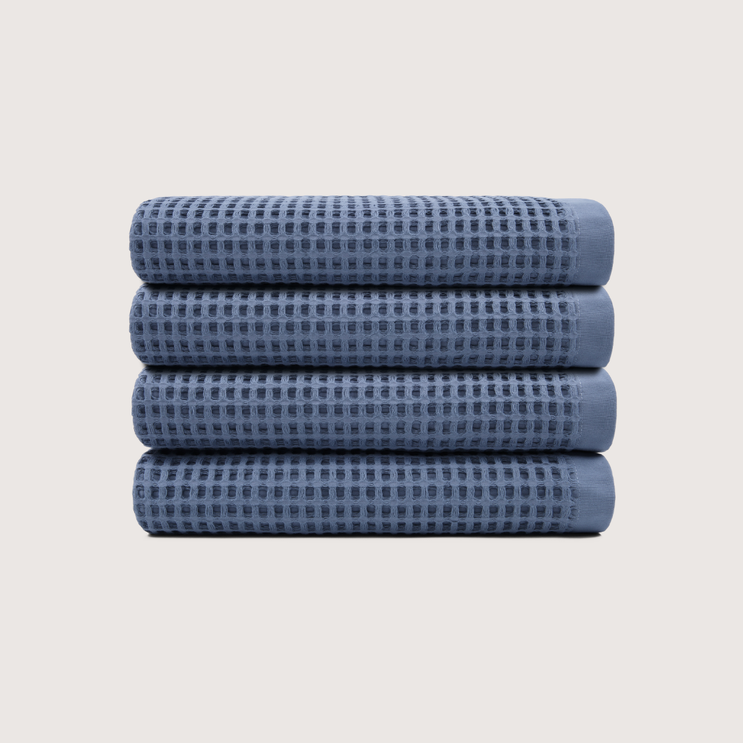 Cotton Waffle Bath Towels