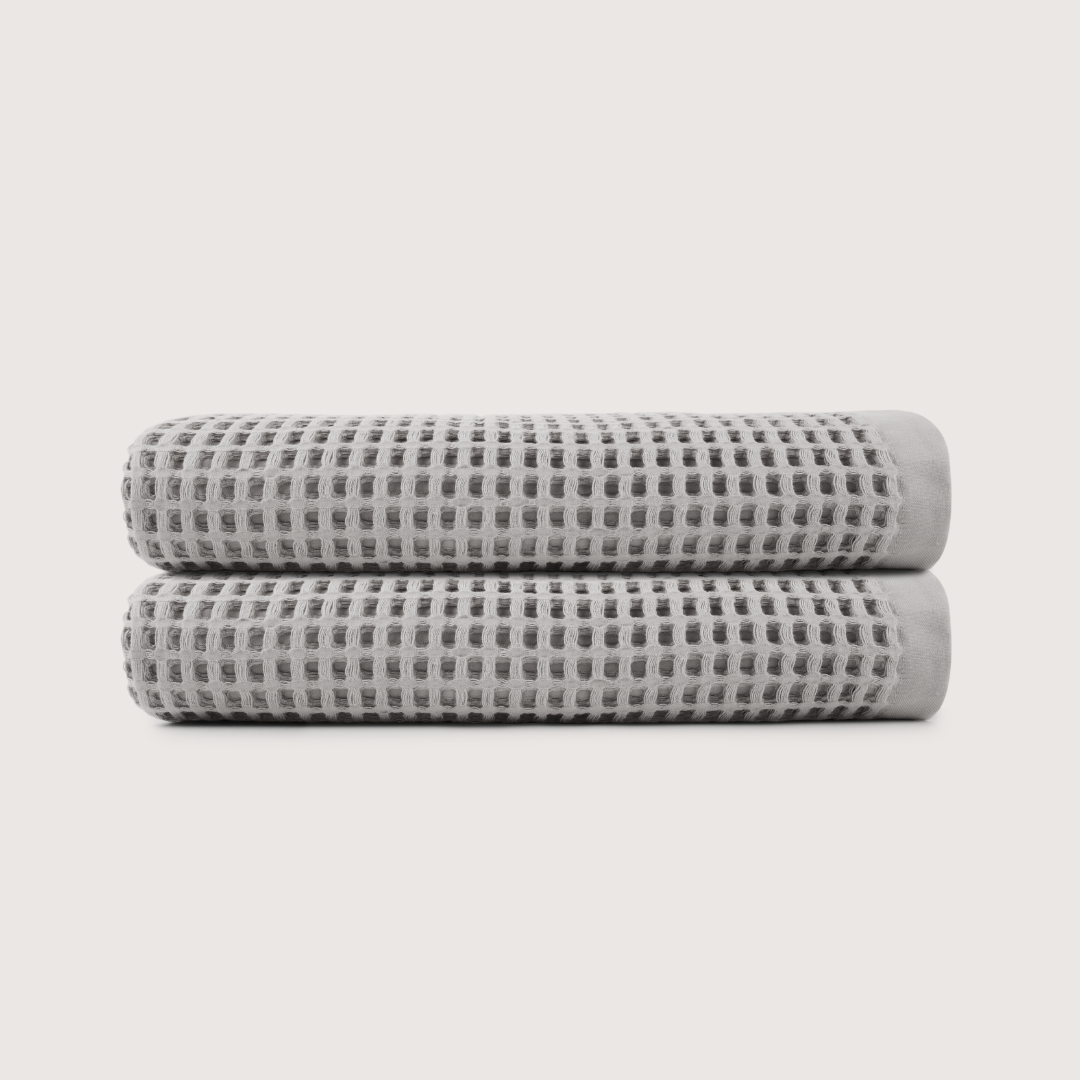 Cotton Waffle Bath Towels