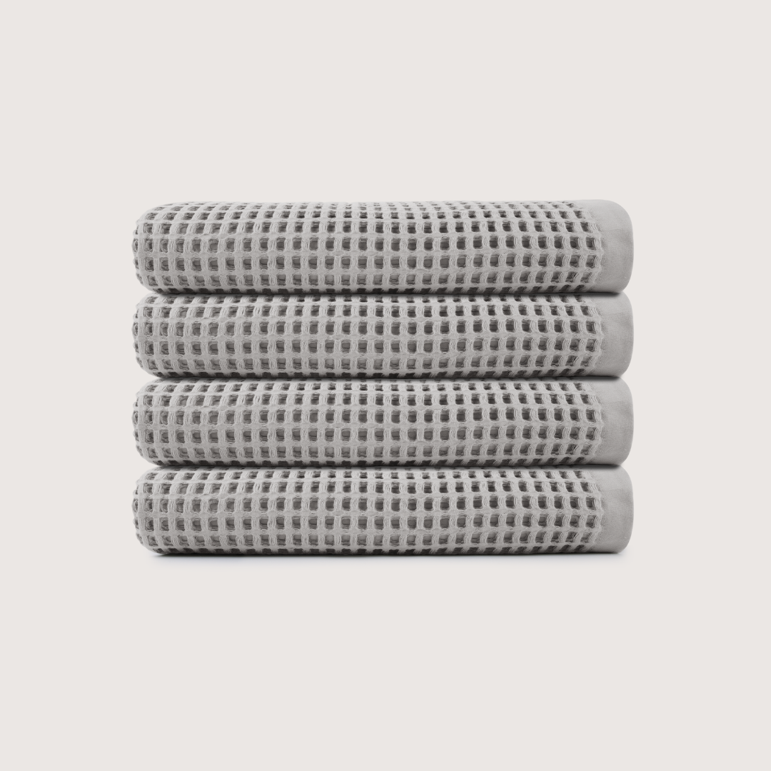 Cotton Waffle Bath Towels