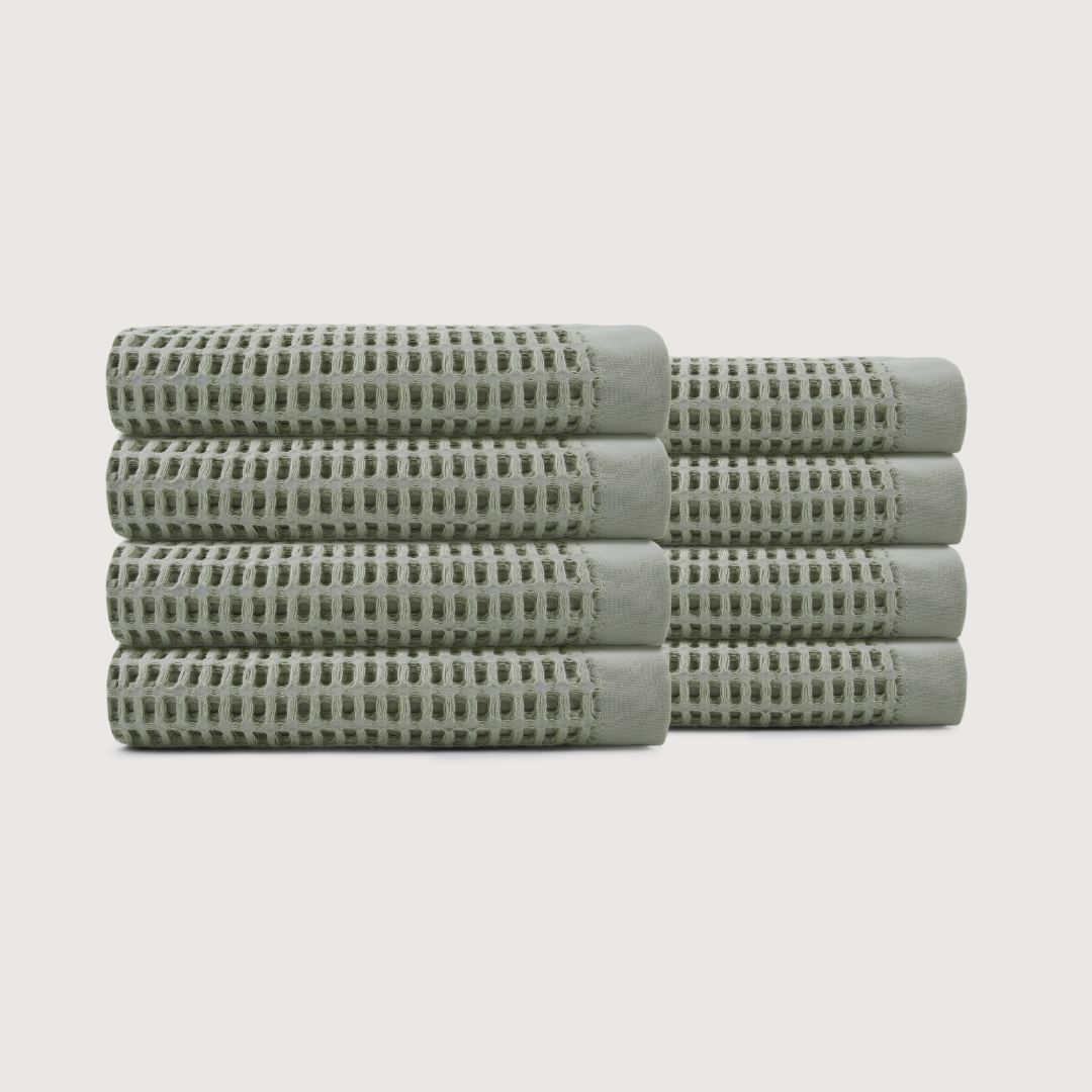 Cotton Waffle Hand Towels