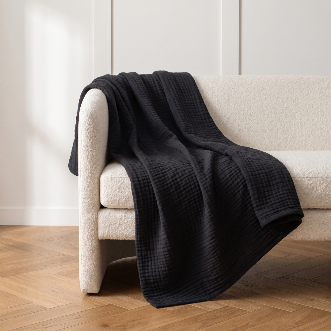 Cotton Muslin Blanket (1+1 Free)