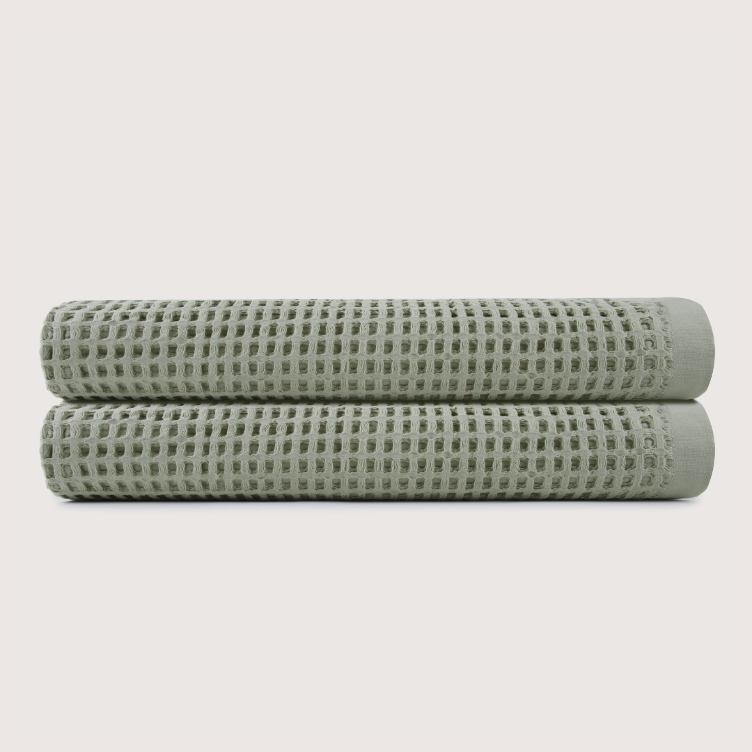 Cotton Waffle Bath Sheets