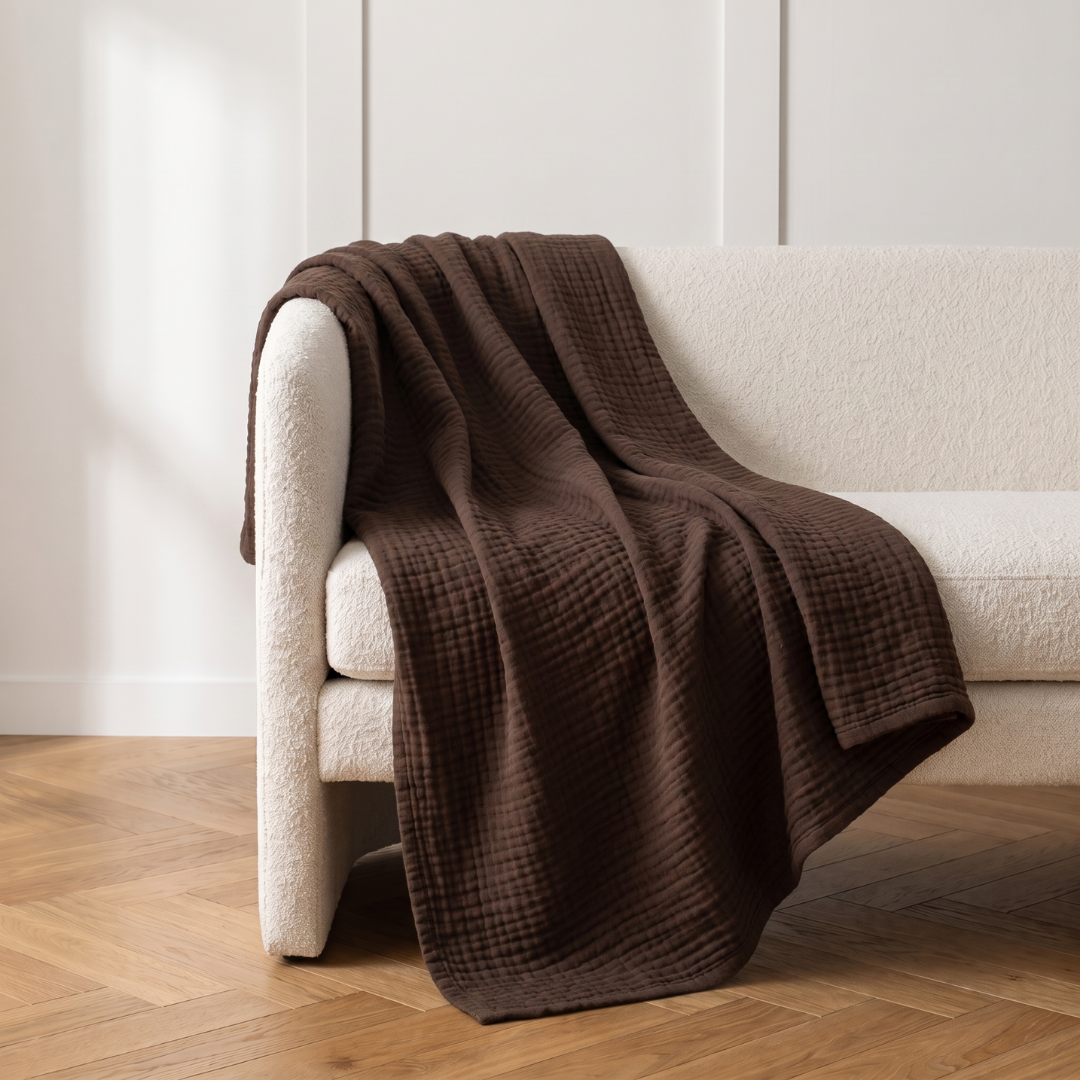 Cotton Muslin Blanket (1+1 Free)
