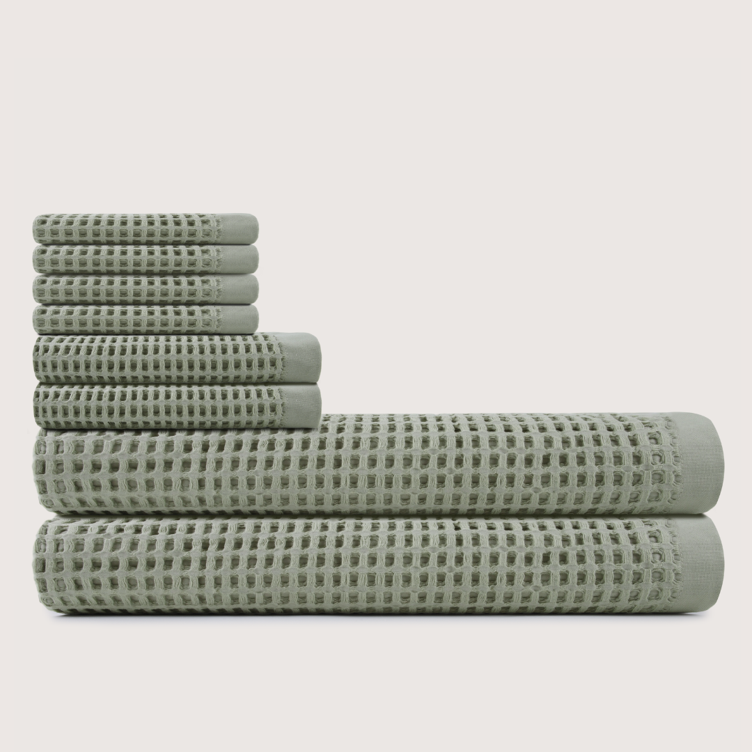 Cotton Waffle Bath Bundle