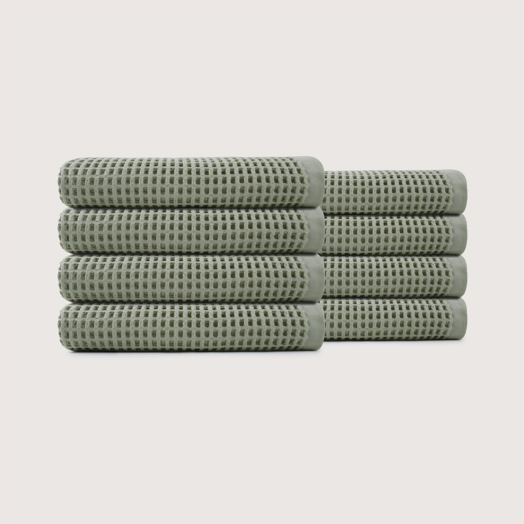 Cotton Waffle Bath Towels