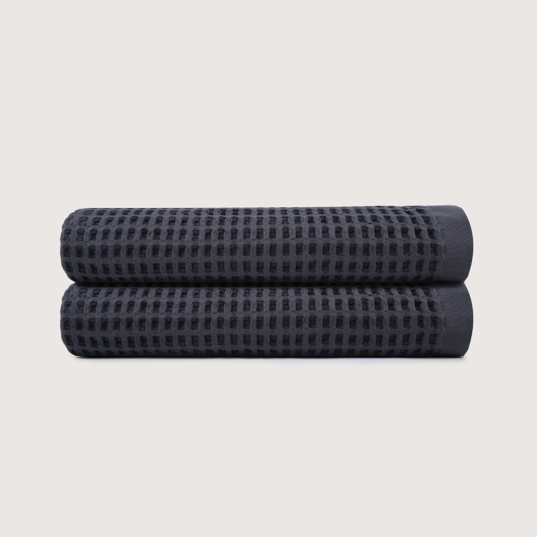 Cotton Waffle Bath Towels