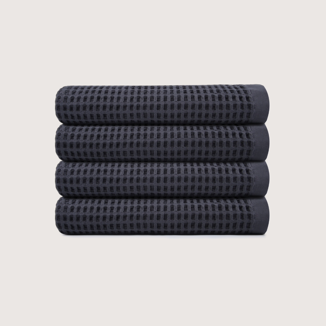 Cotton Waffle Bath Towels