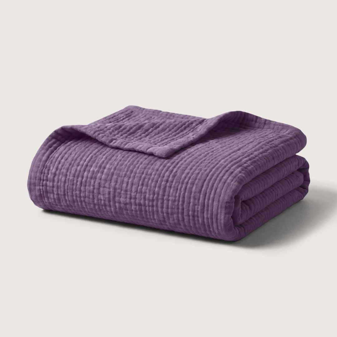 Cotton Muslin Blanket (1+1 Free)